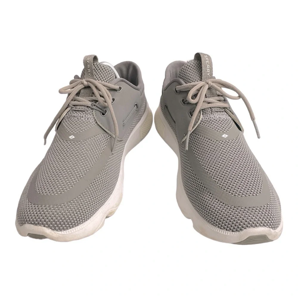 Sperry Boating Gray Shoe Sneaker 7 Seas 3-Eye Men's #60687 Size 8.5 M